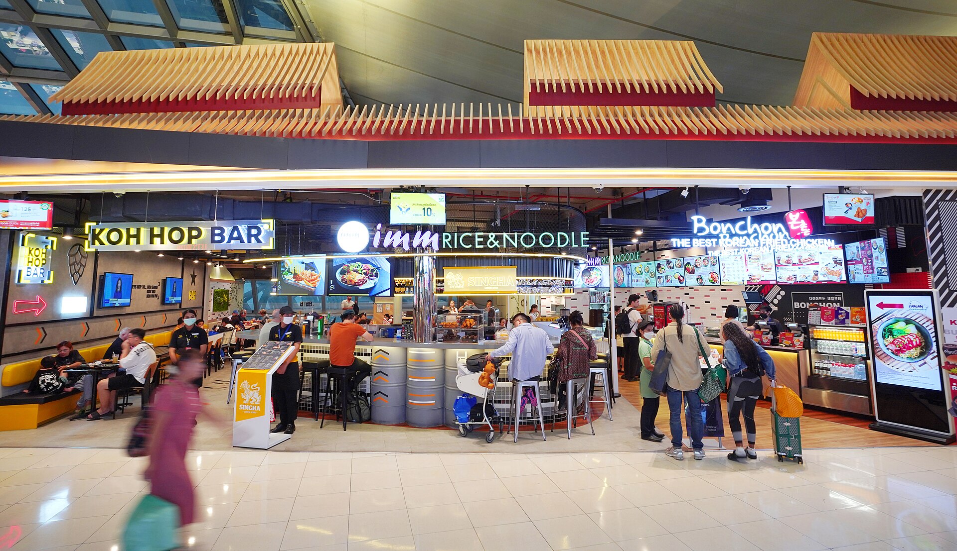 SSP units at Suvarnabhumi Airport in Bangkok, Thailand