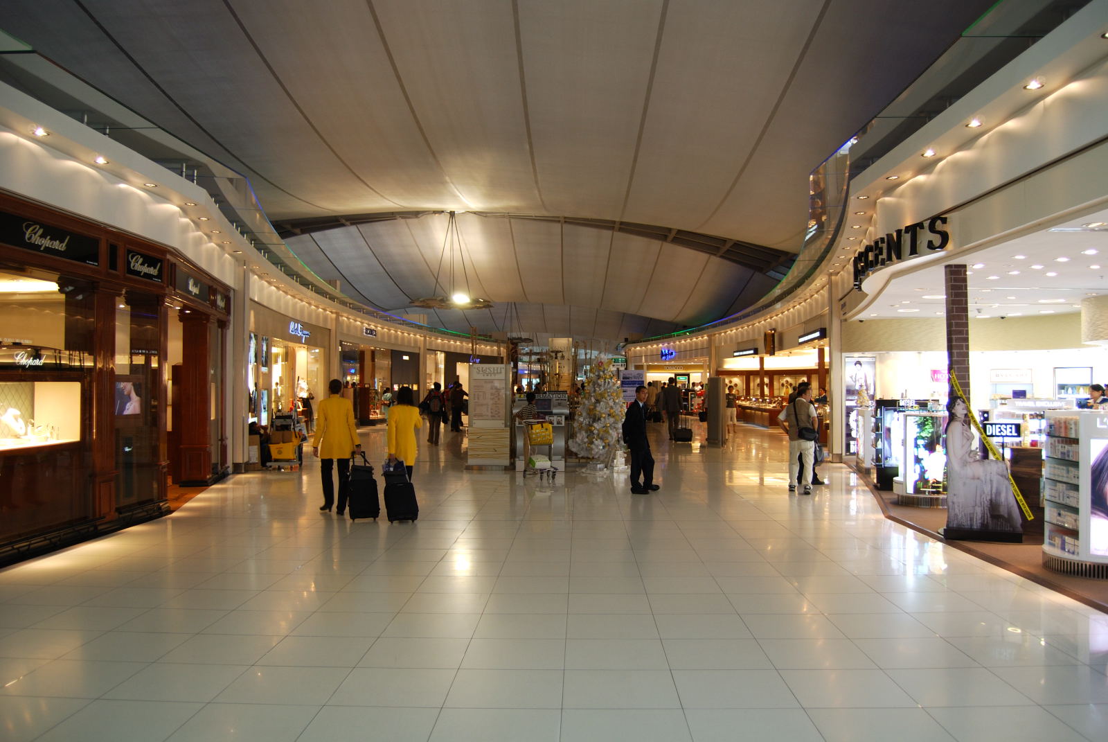 Duty-free shop in the Suvarnabhumi International Airport near Bangkok, Thailand.