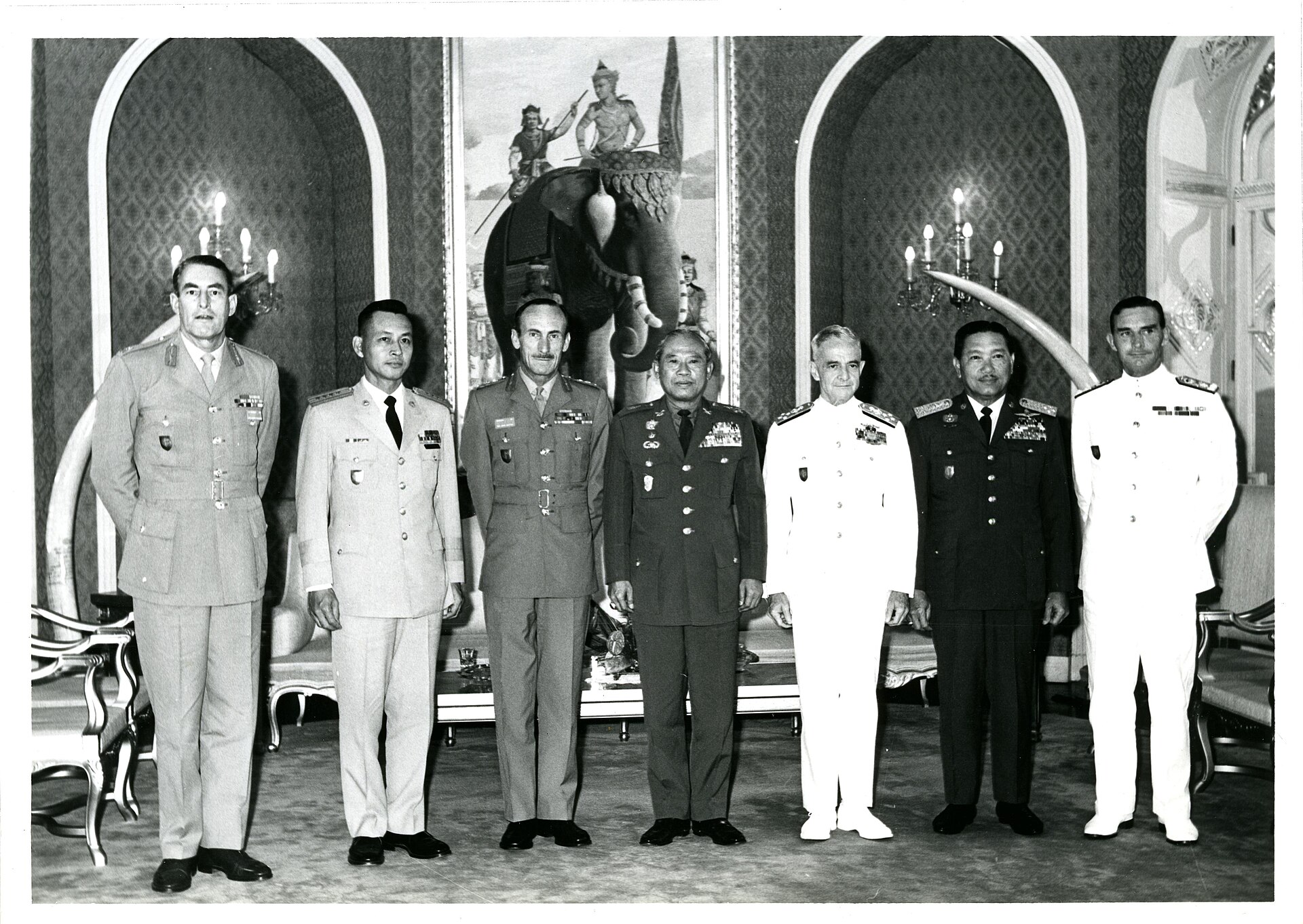 On 16 May 1969, the Thirtieth Military Advisers Conference began in Bangkok, Thailand. Seven international delegates, including a New Zealand representative, attended the two day conference - covering military relations, strategy, and undoubtedly, th