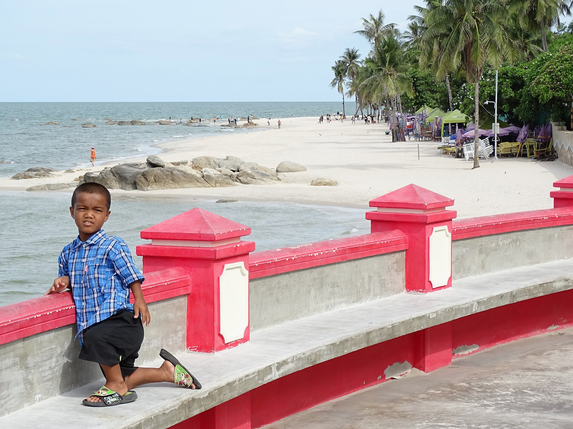 Boy along Beach - Hua Hin - Thailand