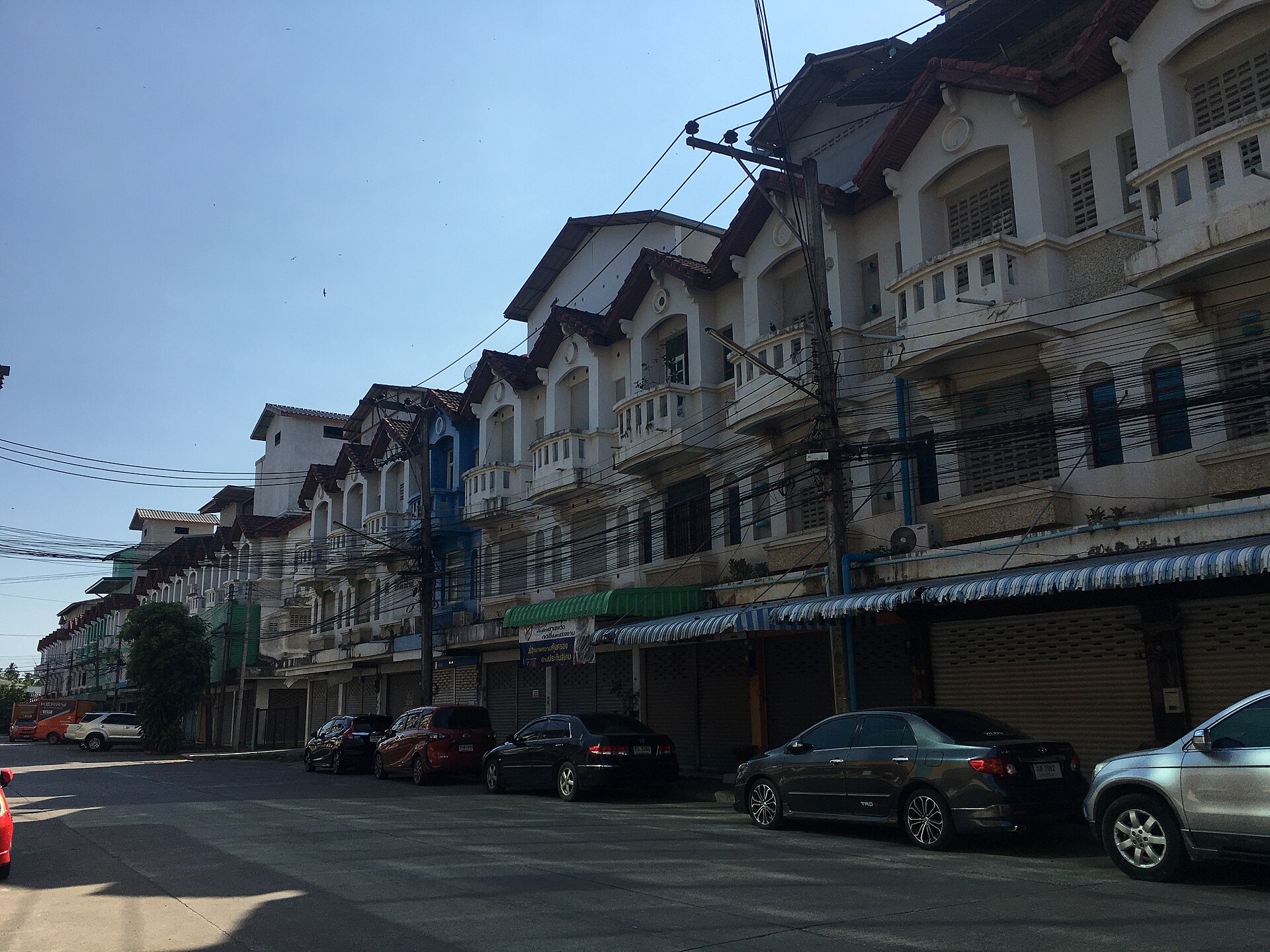 Seitenstraße in Bang Saphan